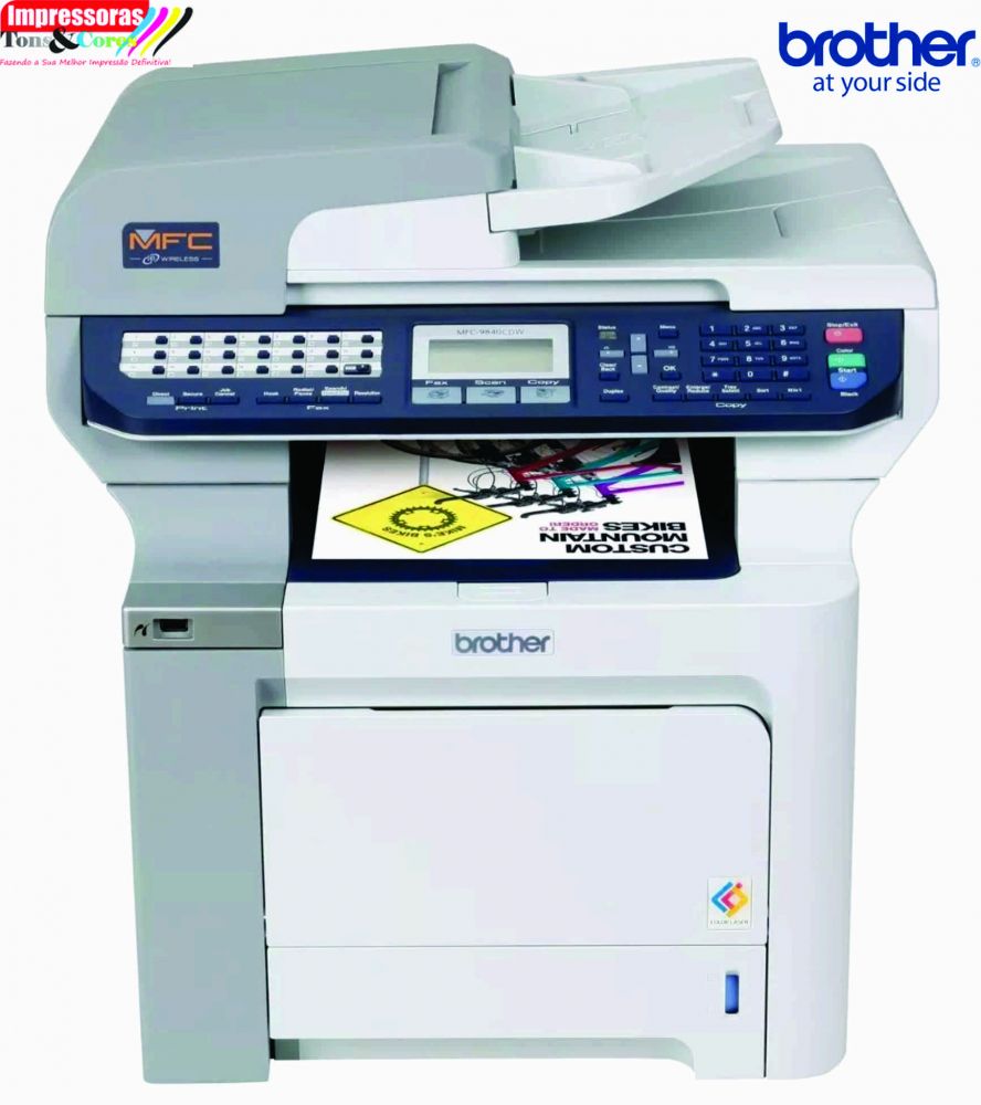 Impressoras tons e cores Multifuncional Laser Color Brother MFC