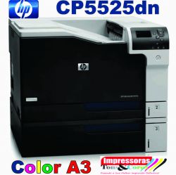 Impressora HP LaserJet Color CP5525 A3 